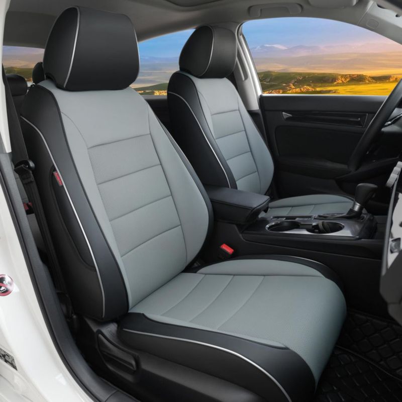 Fundas de Asiento Lolcar de Cuero para Honda Civic 4 Puertas 5 Asientos