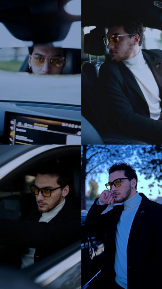 Gafas de conducción VISOONE polarizadas con visión nocturna amarillas