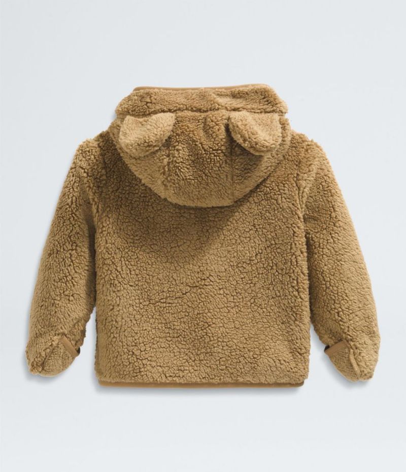 Sudadera con capucha The North Face 6M Teddy Brown con cremallera completa