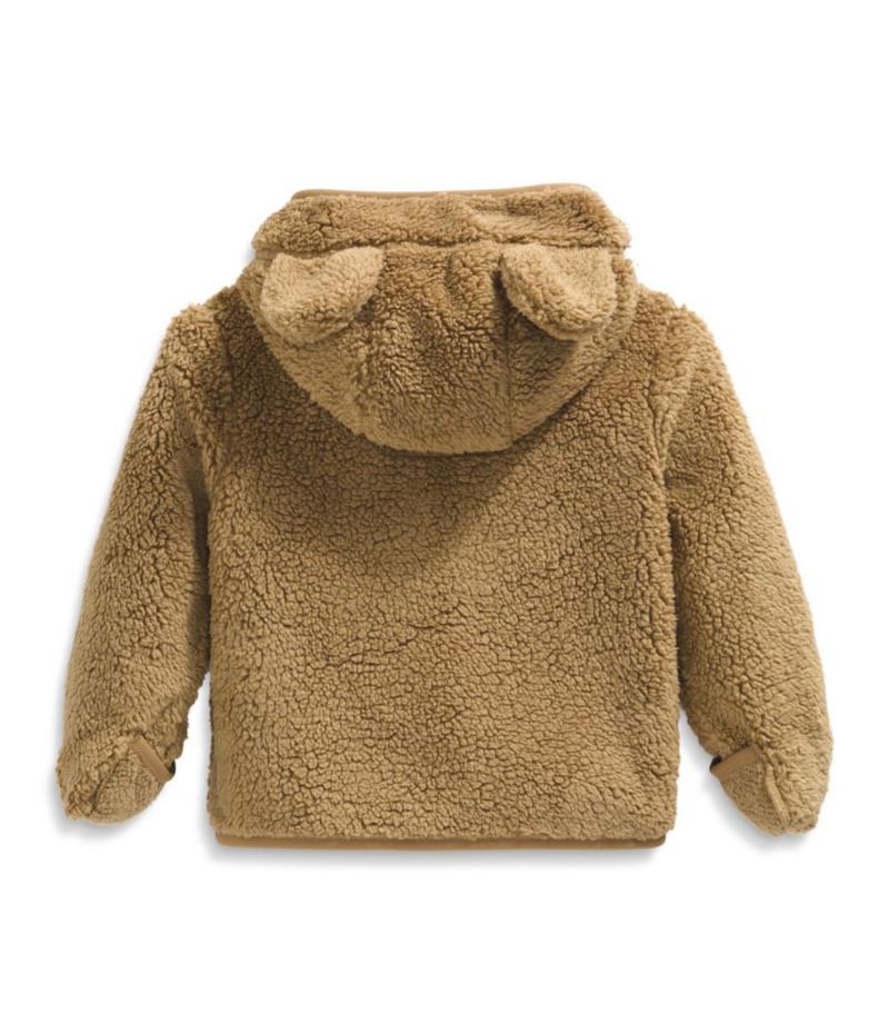 Sudadera con capucha The North Face 6M Teddy Brown con cremallera completa