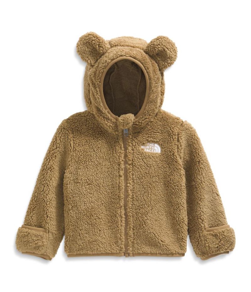 Sudadera con capucha The North Face 6M Teddy Brown con cremallera completa