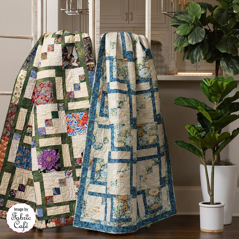 Libro de Patchwork Fabric Café: Patrones de Retazos de 3 Yardas
