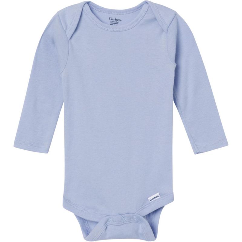 Body Gerber para bebé (6 unidades) 0‑3 meses – Azul