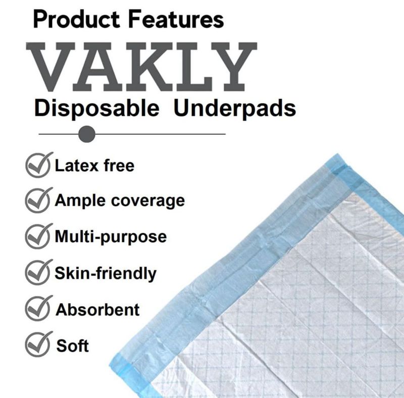 Almohadillas absorbentes Vakly 43x61 cm 25 unidades