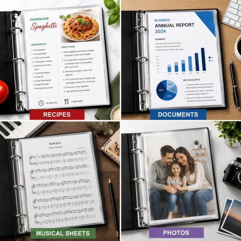 Protectores de hojas Office Werks 21x28 cm Pack de 200