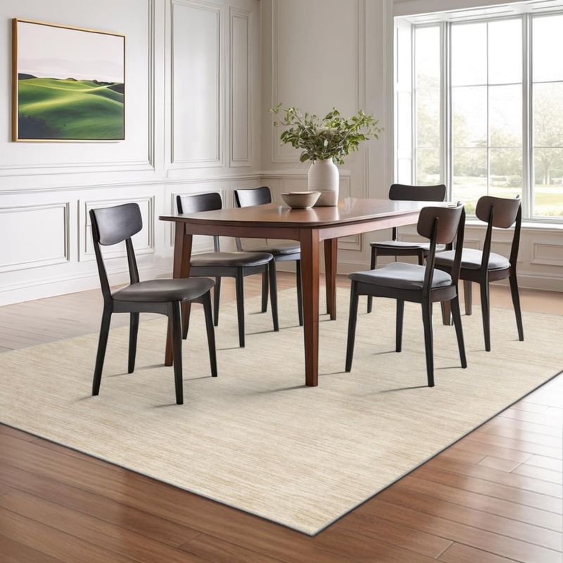 ALFOMBRA Valenrug 152x244 cm Lavable Beige Antideslizante