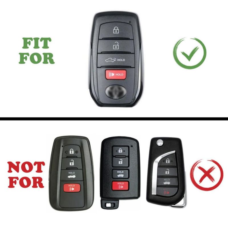 Funda para mando a distancia TANDRIVE Toyota Tacoma/Tundra 4 botones