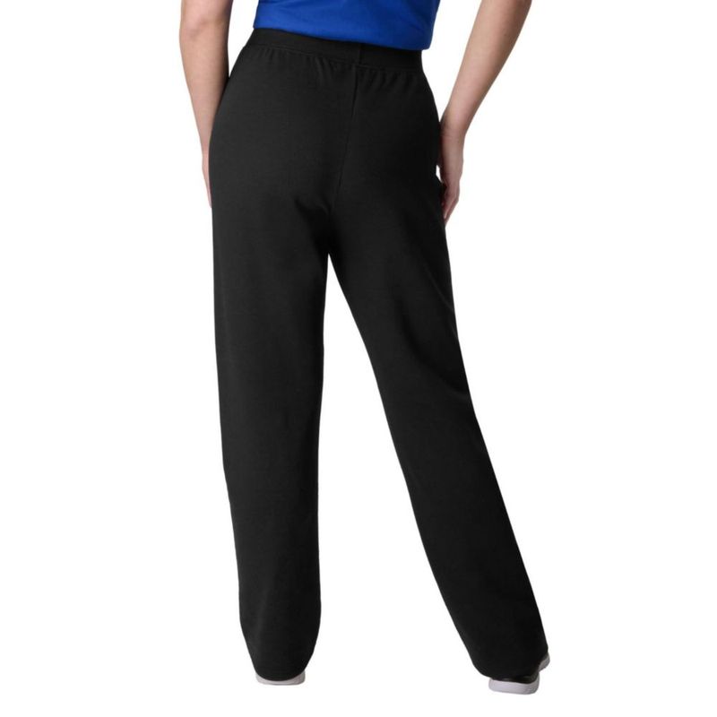 Pantalones Hanes EcoSmart Fleece Pierna Abierta Ébano Mediano