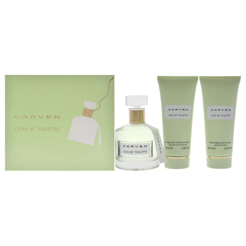 Set de regalo Perfume Carven Leau De Toilette 100 ml para mujer 3 piezas