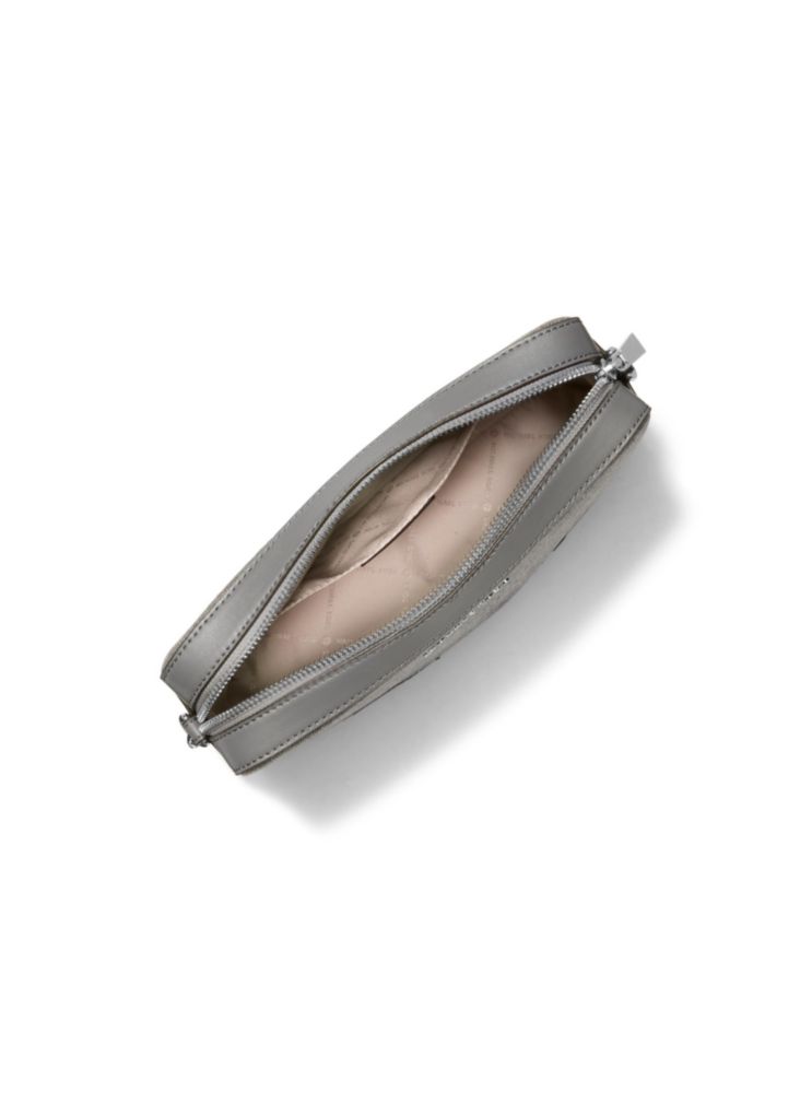 Bolso de mano Michael Kors Jet Set grande de denim lavado