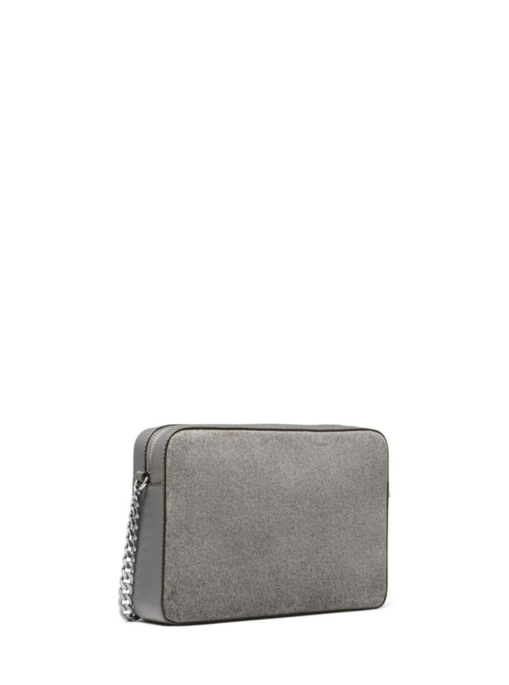 Bolso de mano Michael Kors Jet Set grande de denim lavado