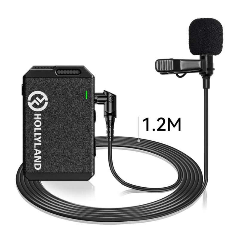 Micrófono Lavalier Hollyland con clip externo para Lark Max