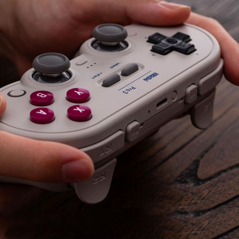 Controlador 8BitDo Pro 3 Bluetooth TMR Joysticks Dock