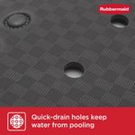 Alfombra de Baño Rubbermaid 91x43 cm Gris de Espuma Antideslizante