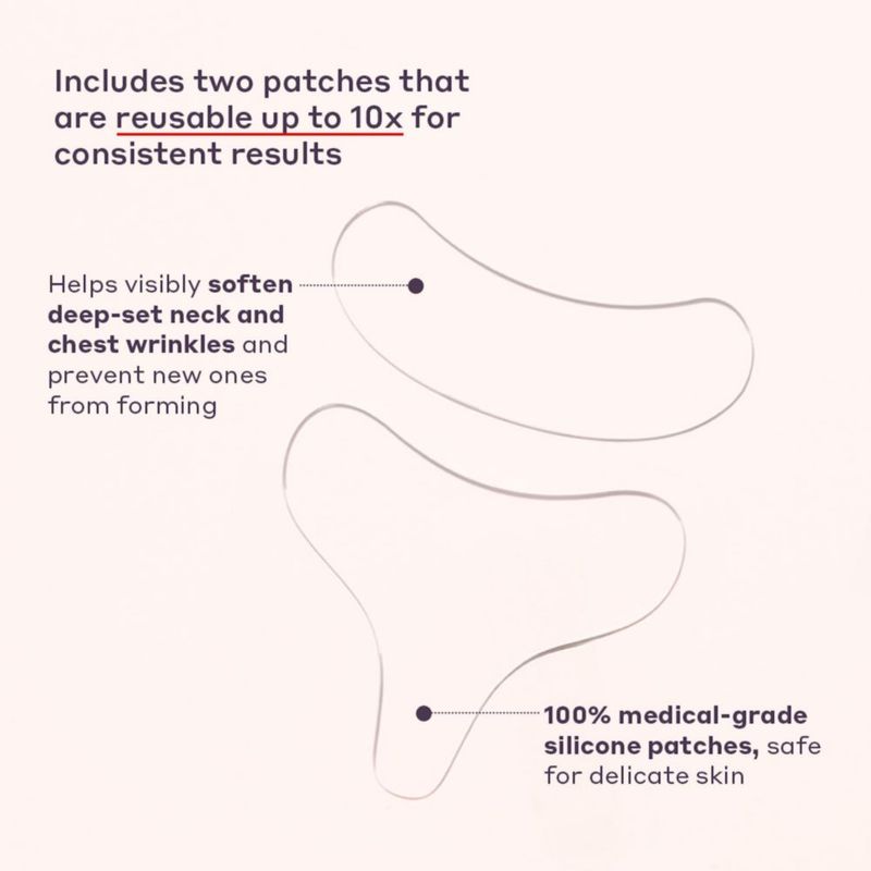 Parches de Silicona para Arrugas en Cuello y Pecho – Womaness
