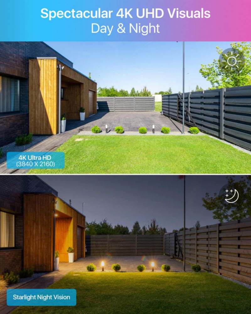 Cámara de Seguridad ZOSI 8MP 4K PoE Domo para Exterior e Interior