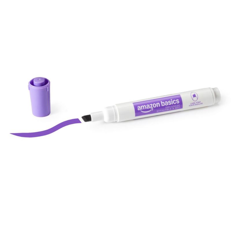 Marcadores para Pizarra Blanca Amazon Basics Paquete de 36 con Punta Cincel