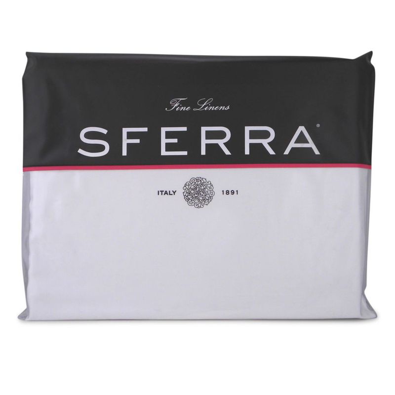 Sábana Ajustable Sferra King 193 cm Blanco con Bolsillo de 43 cm