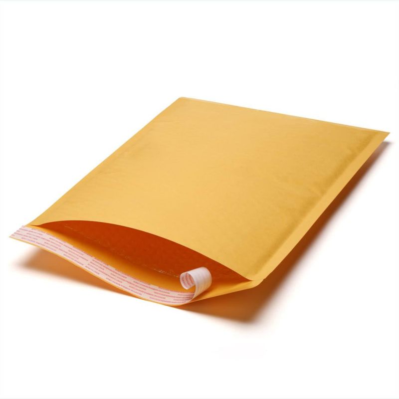 Sobres acolchados Kraft The Boxery 32 × 48 cm – Pack de 50 con autocierre