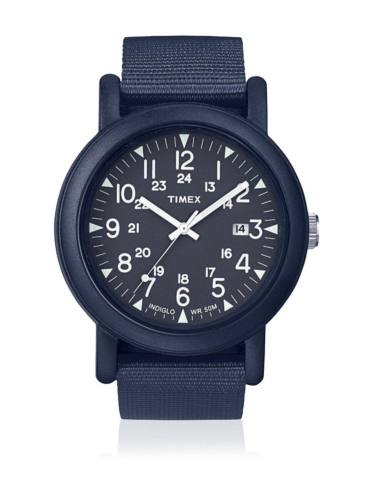 Reloj Timex TW2P62600 con Esfera Azul y Correa de Nylon de Cuarzo