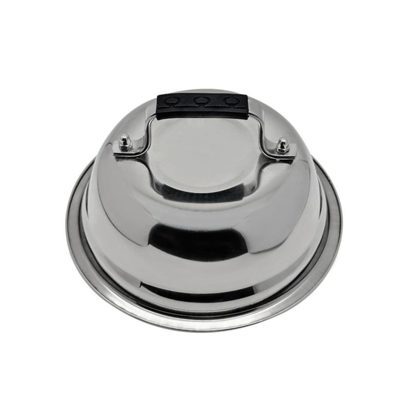 Cúpula para derretir queso Outset de 19 cm para parrilla de acero inoxidable