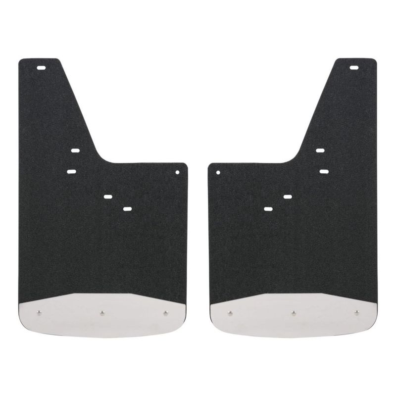 Protectores de barro LUVERNE 30 cm x 51 cm de goma texturizada negra