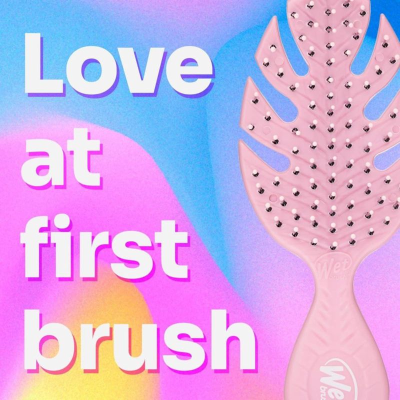 Cepillo de pelo Wet Brush Go Green Mini Detangler Pink