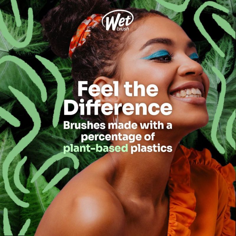 Cepillo de pelo Wet Brush Go Green Mini Detangler Pink