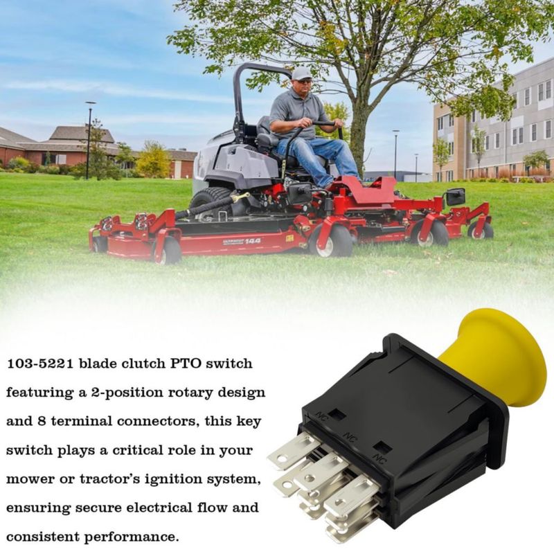 Interruptor de embrague PTO para cortacésped FBLOWMOD 8 terminales 103-5221
