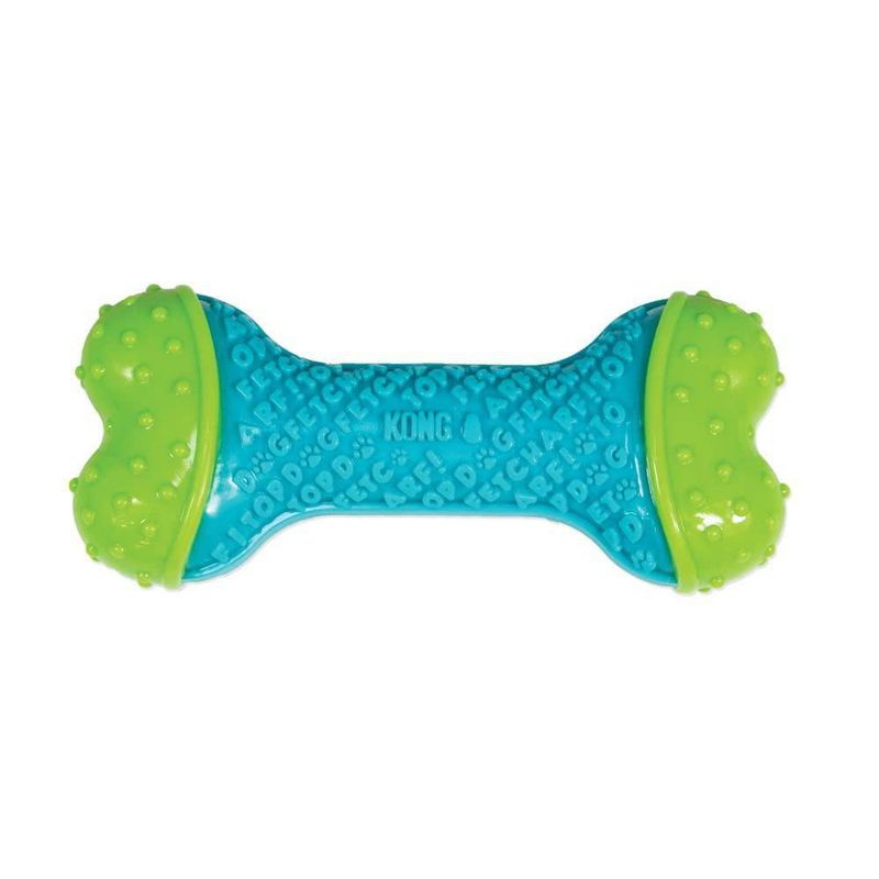 Juguete dental para masticar para perros KONG CoreStrength Bone para perros pequeños y medianos