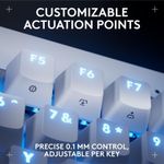 Teclado Gaming Logitech G PRO X TKL Rapid Tenkeyless White