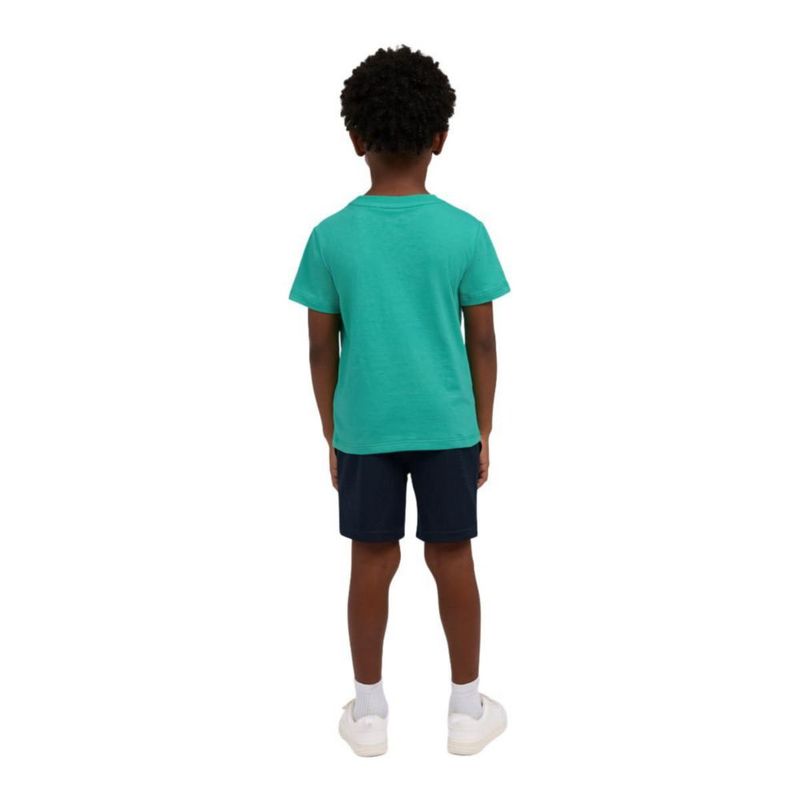 Conjunto Champion para niños de 2 piezas: camiseta de manga corta y short de malla