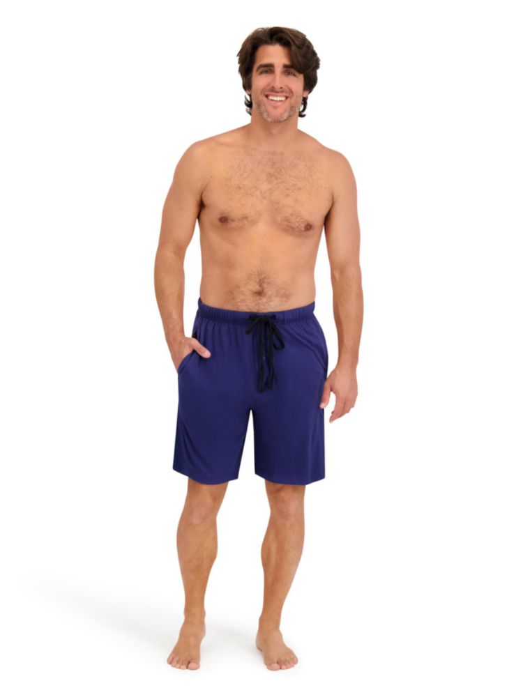 Pantalón corto Hanes 19 cm 2 piezas algodón con cordón azul/gris