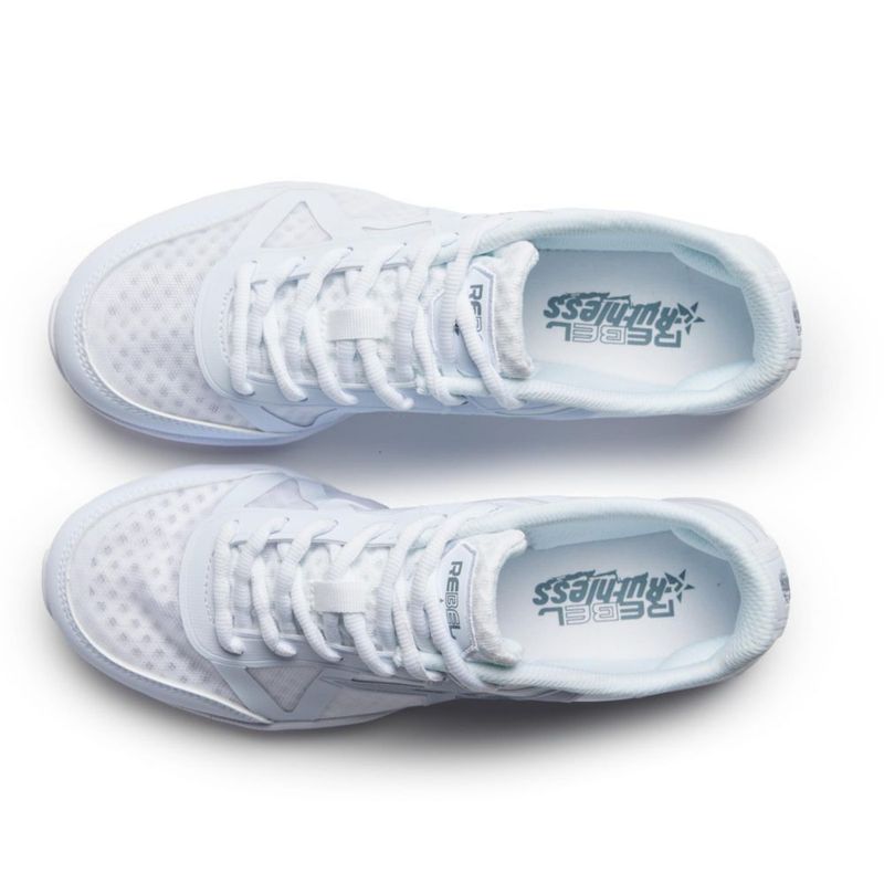 Zapato de porristas Rebel Athletic talla 11 color blanco