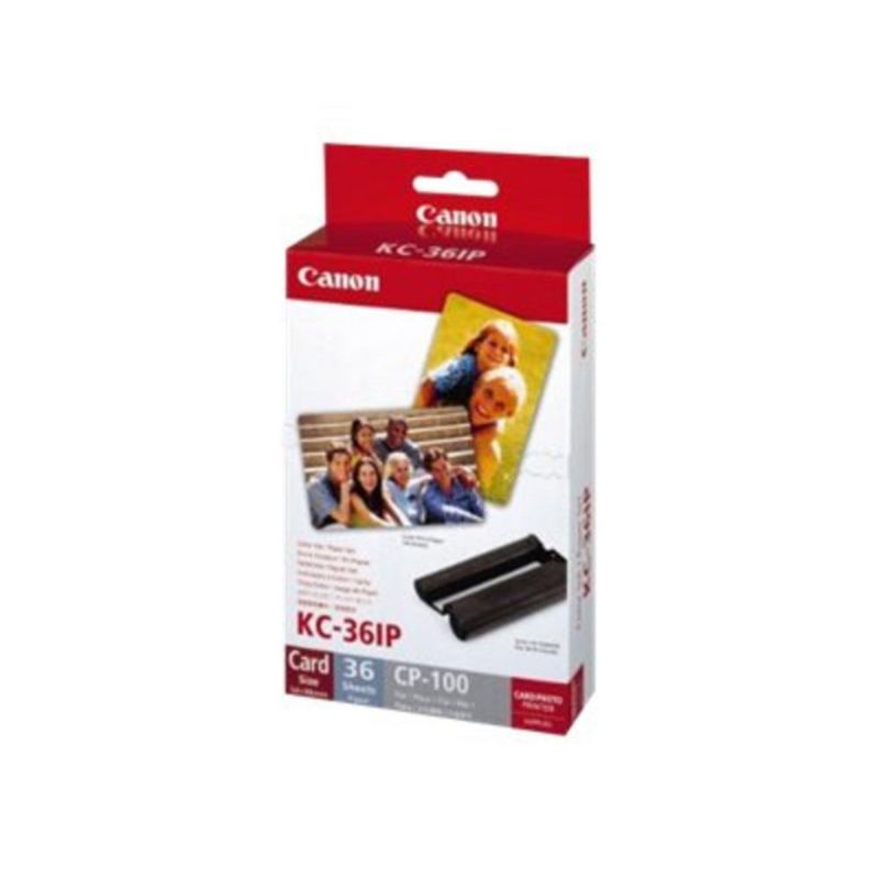 Papel fotográfico Canon KC-36IP 36 hojas + tinta de color
