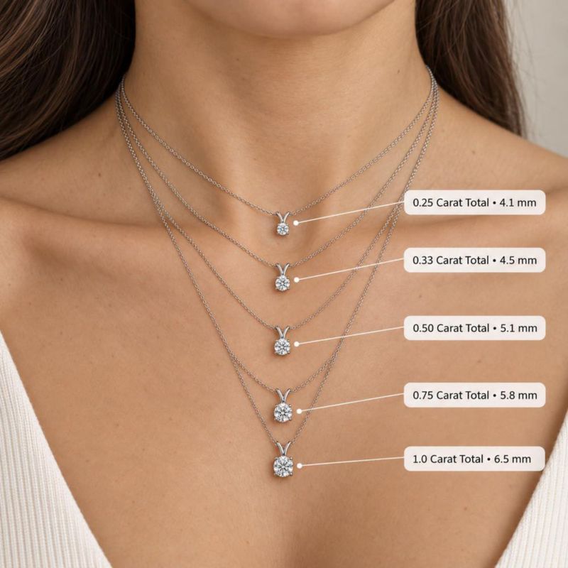COLLAR The Diamond Deal 033 ct 14k Oro Amarillo 46 cm