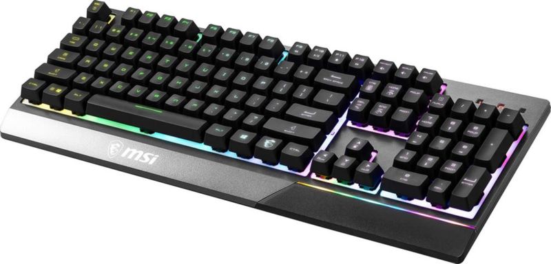 Teclado Gaming MSI Vigor GK30 RGB hidrófugo negro