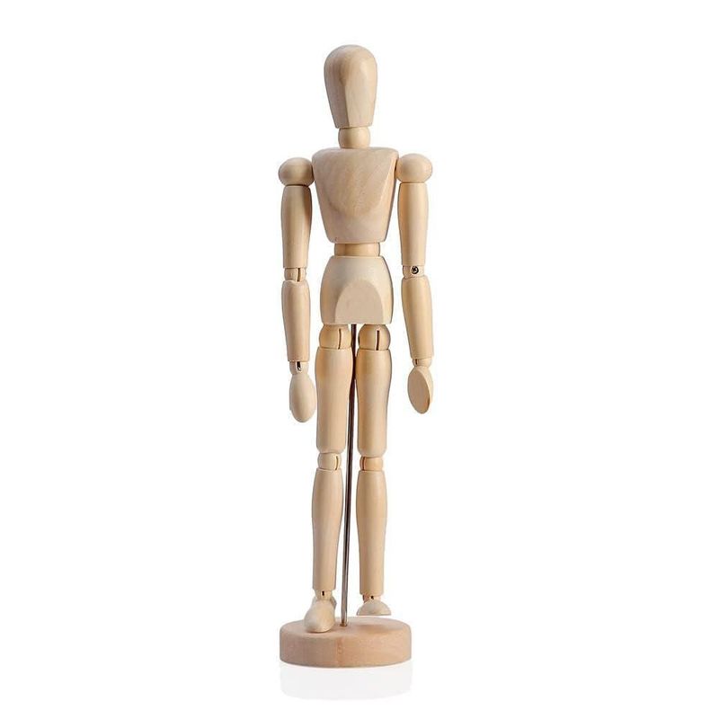 Maniquí HSOMiD de Madera Articulado 30 cm para Artistas