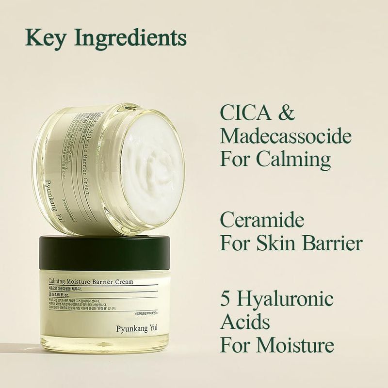 Crema hidratante Pyunkang Yul Calming 50 ml con ceramidas