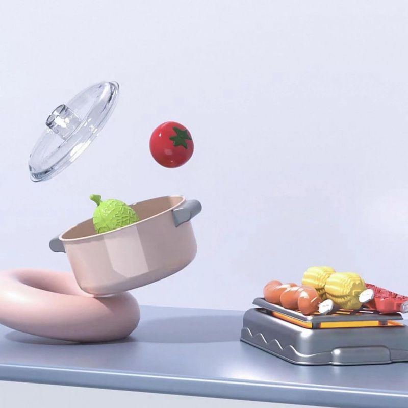 Juego de Cocina Winbar 61 piezas rosa