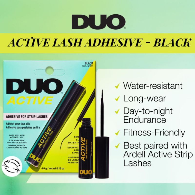 Adhesivo DUO Active Black para pestañas 46 g