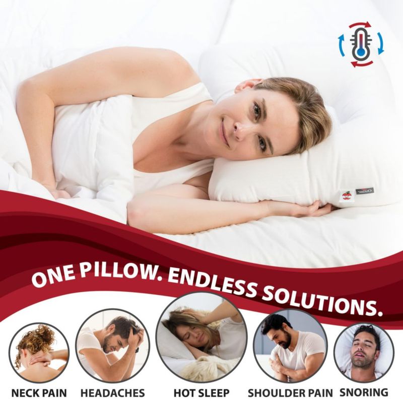 Almohada Cervical Core Products Mediana Firme 58 cm