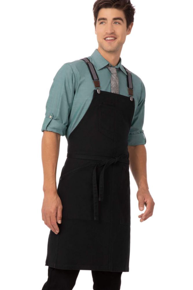 Delantal Chef Works 74 cm x 74 cm Berkeley Bib