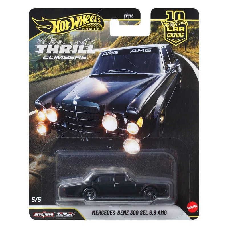 Hot Wheels Mercedes-Benz 300 SEL 6.8 AMG a escala 1:64 de metal fundido