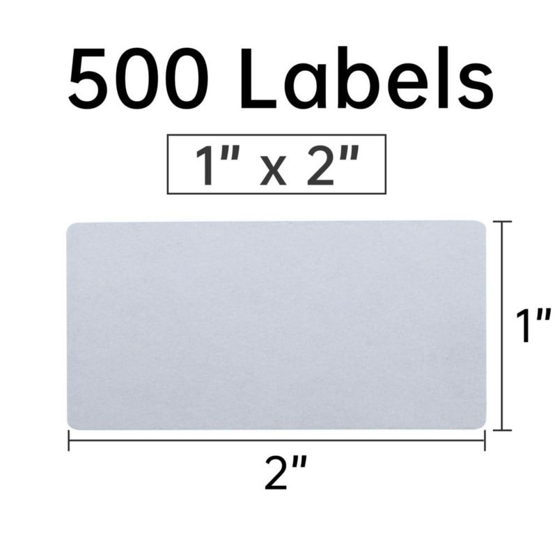 Etiquetas disolubles para rotación de alimentos L LIKED 25 x 5 cm 500 piezas
