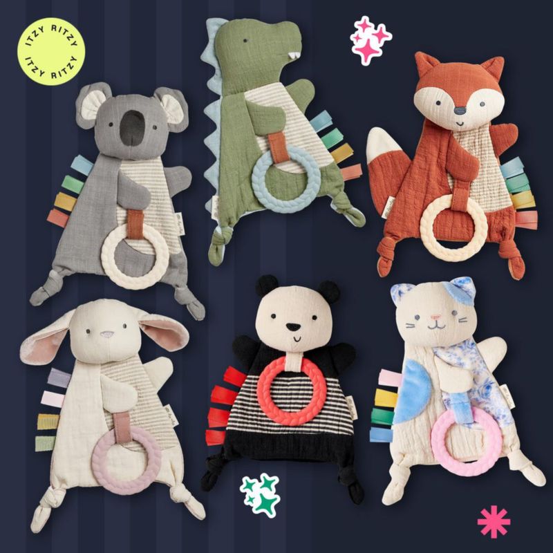 Mordedor Itzy Ritzy Panda 0+ Meses - Juguete con Sonido Crujiente
