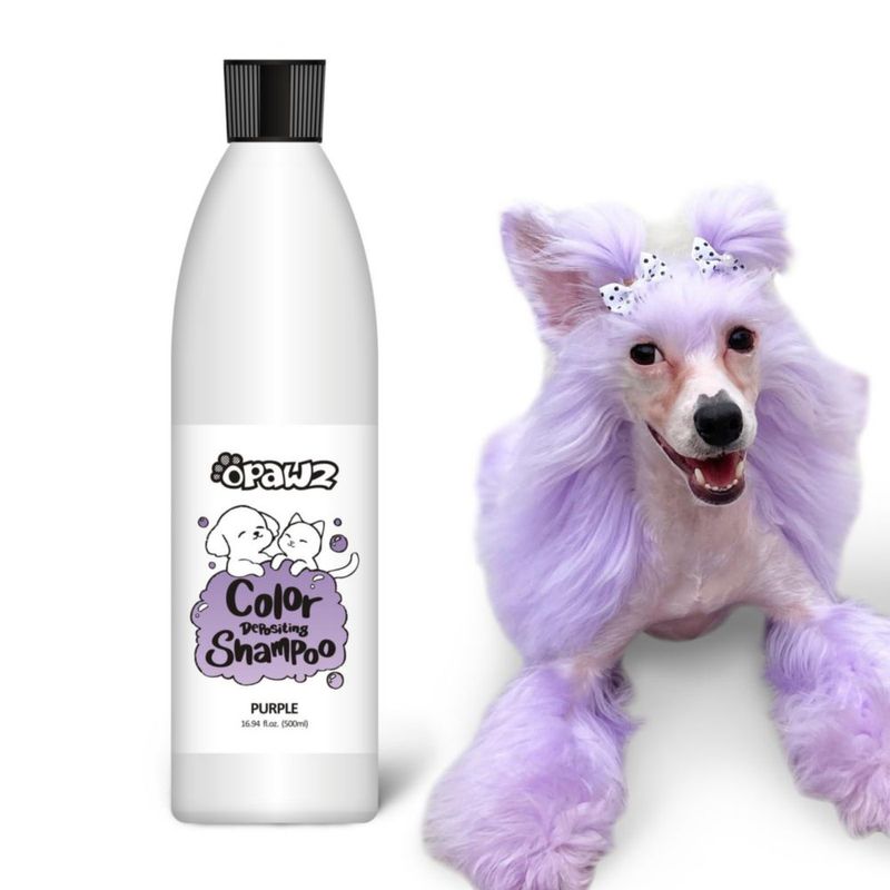 Champú Depositor de Color OPAWZ para Perros y Gatos Tinte Semi-Permanente para Pelo de Mascotas Tinte Seguro para Todas las Mascotas que se Pueden