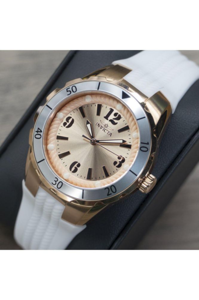 Reloj Invicta Angel Quartz Oro Rosa 41 mm