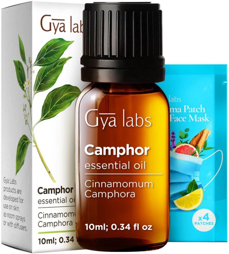 Aceite esencial de alcanfor Gya Labs 10 ml - Aromaterapia
