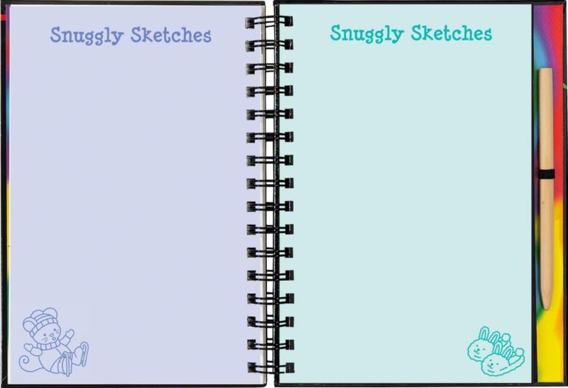 Libro PETER PAUPER PRESS Scratch & Sketch Animales Acogedores